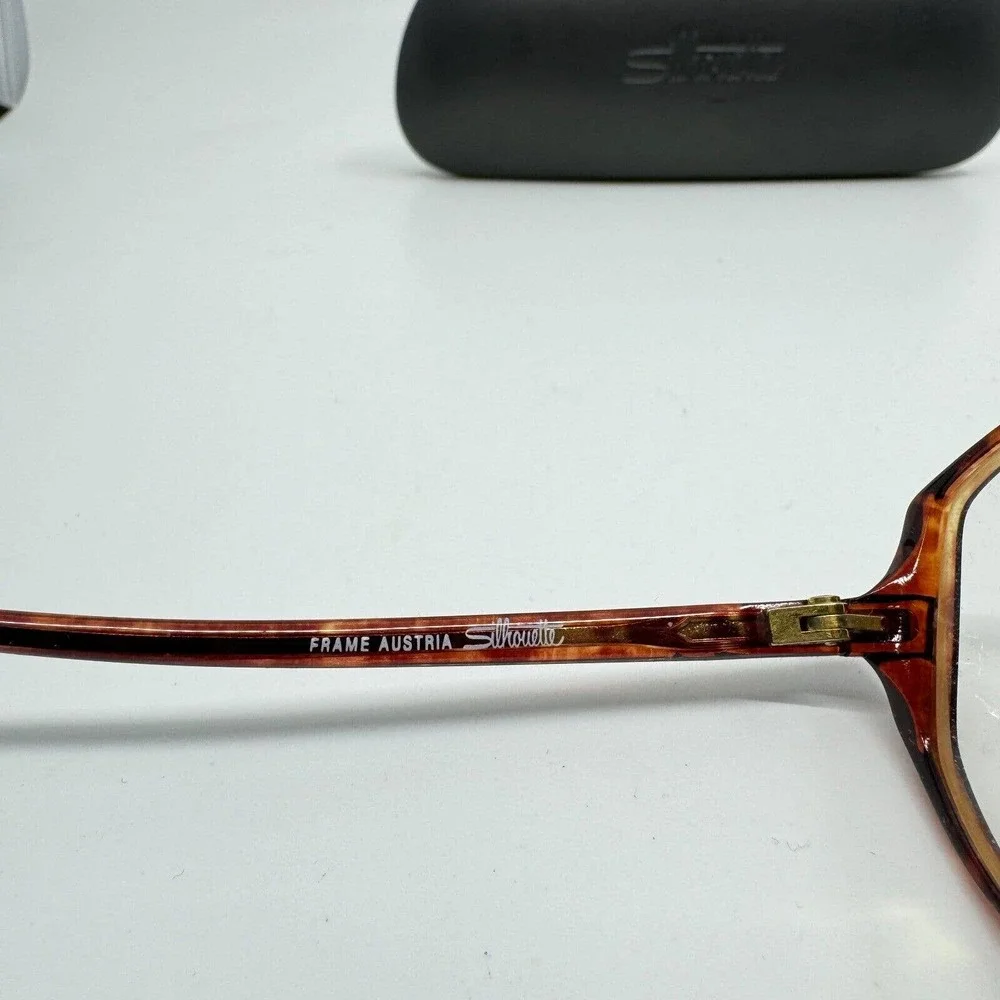 SILHOUETTE SPX Designer Sunglasses M1803/20 C1218‎ 56-14-135 Wine Red H9486
